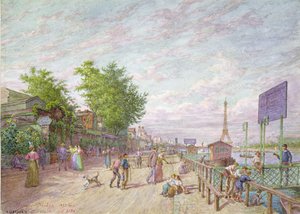 Quai du Point du Jour, Boulogne Billancourt, 1897 da Arnaud Durbec