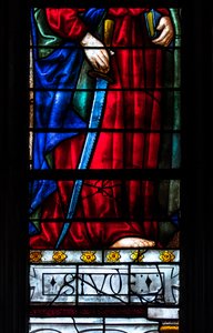 Cattedrale di Sainte-Marie, Auch, Gers, 2018 (vetrata)