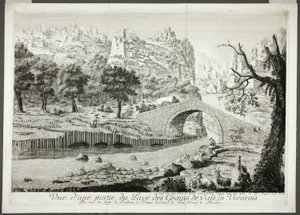 Veduta di una parte del sentiero dei Giganti di Vals nel Vivarais da Arnauld Eloi Gautier D