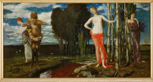Fruehlingserwachen - Risveglio di primavera ... (dipinto su tela)