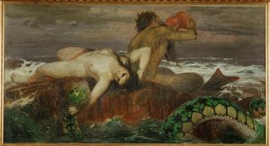 Tritone e Nereide ... (dipinto su tela)