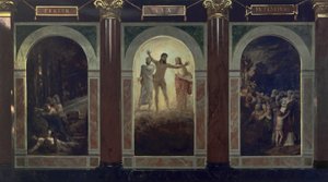 Fertur lux in tenebras (Progetto per il Museo Slesiano di Belle Arti a Breslavia) da Arnold Böcklin
