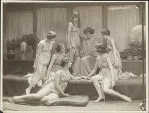 [Isadora Duncan e il gruppo] da Arnold Genthe