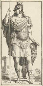 Minerva come personificazione della ragione da Arnold Houbraken
