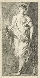 Personificazione della servitù da Arnold Houbraken