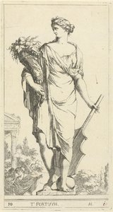 Personificazione della prosperità da Arnold Houbraken