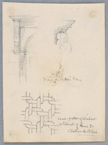 Dettagli architettonici dalla casa di Diane de Poitiers da Arnold William Brunner