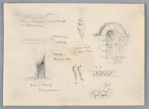 Schizzi architettonici da Chenonceaux