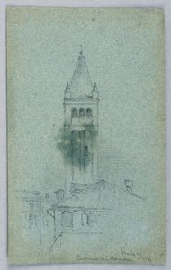Campanile di San Barnaba, Venezia da Arnold William Brunner