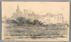 Château de Papes, Avignone da Arnold William Brunner