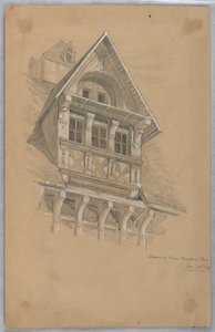 Abbaino sulla Maison des Quatrans, Caen da Arnold William Brunner