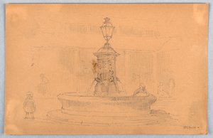 Fontana a Nevers da Arnold William Brunner
