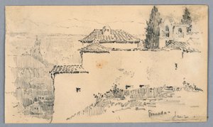 Muro del giardino, Granada da Arnold William Brunner