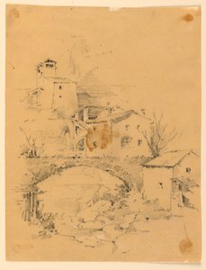 Mulino su un ruscello da Arnold William Brunner