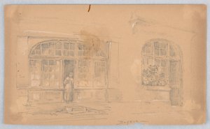 Schizzo a Bayeux da Arnold William Brunner