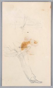 Schizzo di gambe incrociate da Arnold William Brunner