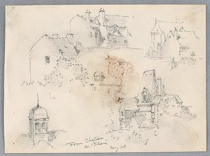 Schizzi dal Château de Blois da Arnold William Brunner