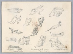 Schizzi di scarpe da Arnold William Brunner