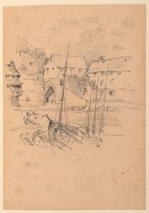 Piccolo porto di pesca da Arnold William Brunner