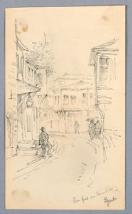 Scena di strada da Arnold William Brunner