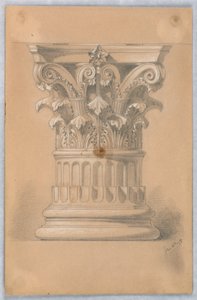 Studio di un capitello e base da Arnold William Brunner