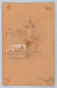 Due Schizzi di Morges, Lago di Ginevra da Arnold William Brunner