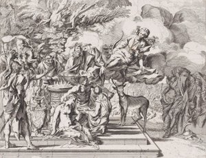 Il sacrificio di Ifigenia da Arnold van Westerhout.