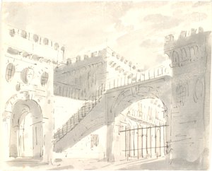 Cortile del palazzo con porte da Aron Wallick