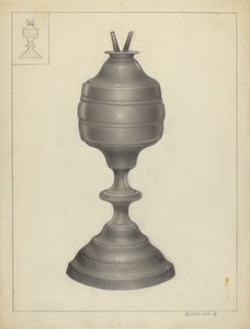 Lampada a camphene da Arsen Maralian