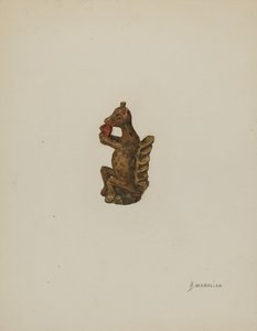 Figurina di Scoiattolo Tedesco della Pennsylvania da Arsen Maralian