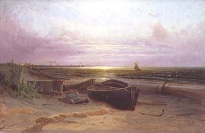 Spiaggia a Narva Bay da Arseniy Ivanovich Meshchersky