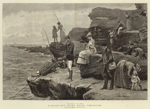 Pesca al largo di Filey Brigg, Yorkshire da Arthur (after) Hopkins