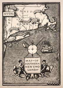 Mappa del New England meridionale