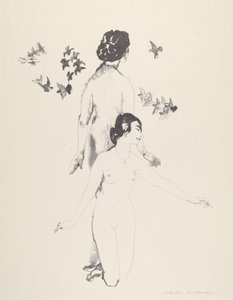 Colombe in cerchio da Arthur B. Davies