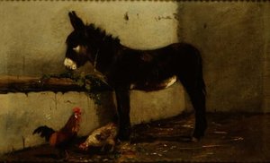 Asino che si nutre da Arthur Batt