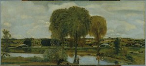 Lungo il Canale Erie da Arthur Bowen Davies