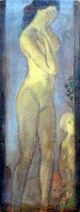 Madre e bambino da Arthur Bowen Davies