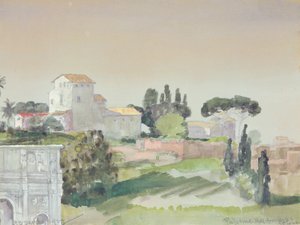 Colle Palatino dal Colosseo da Arthur Bowen Davies