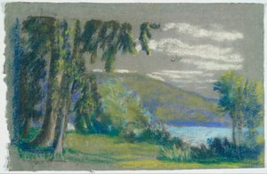 Paesaggio dal libro di A.B. Davies, edizione 3, 50 da Arthur Bowen Davies