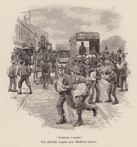Giornali della sera da Arthur Burdett Frost
