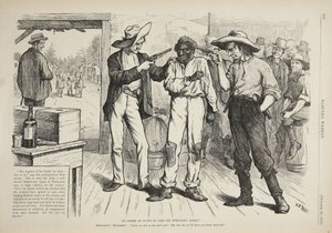 Ovviamente vuole votare per il biglietto democratico, 1876 da Arthur Burdett Frost