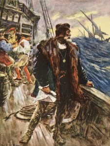 Il viaggio di Colombo, illustrazione da 