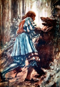 Massimiliano I, Sacro Romano Imperatore, che combatte con un orso, fine XV secolo, 1913