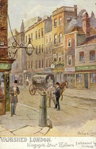 Londra scomparsa - Kingsgate Street, Holborn (celebrata da Dickens) da Arthur Charles Payne