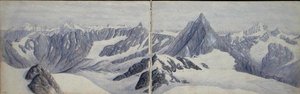 Vista dal Breithorn da Arthur Cust