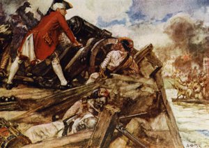 Clive stesso saltò su un cannone da Arthur David McCormick