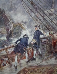 Hawke, illustrazione da Drakes Drum and Other Songs of the Sea di Henry Newbolt