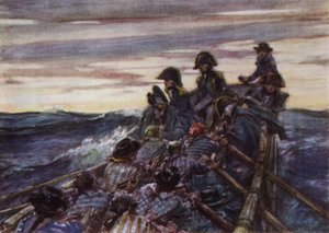 Nelson in una barca aperta nel Baltico per unirsi alla flotta da Arthur David McCormick