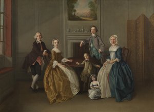 Gruppo familiare da Arthur Devis
