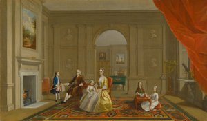 La famiglia John Bacon da Arthur Devis